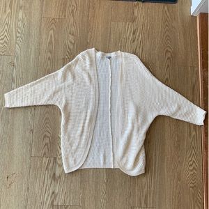 Ivory/cream knit cardigan from Charlotte Russe